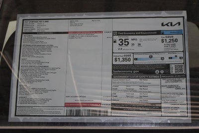 2027 Kia Sportage Hybrid S