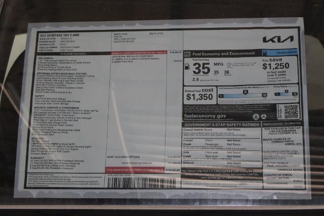 2027 Kia Sportage Hybrid S