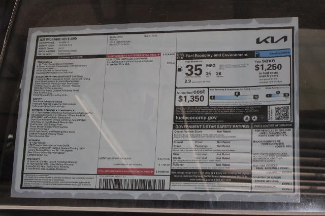 2027 Kia Sportage Hybrid S