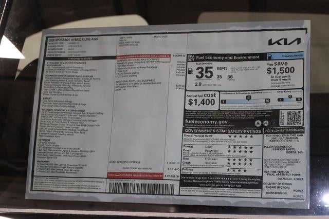 2026 Kia Sportage Hybrid X-Line