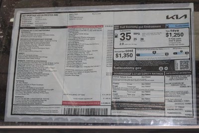 2027 Kia Sportage Hybrid SX-Prestige
