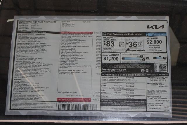 2027 Kia Sportage Plug-In Hybrid X-Line Prestige