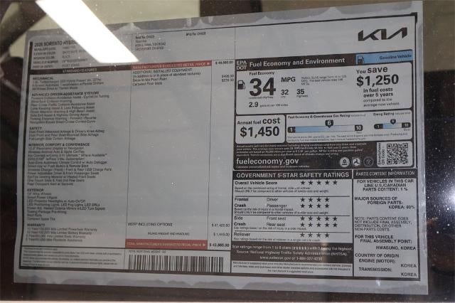 2026 Kia Sorento Hybrid EX