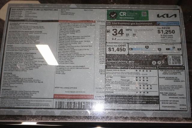 2026 Kia Sorento Hybrid X-Line SX Prestige
