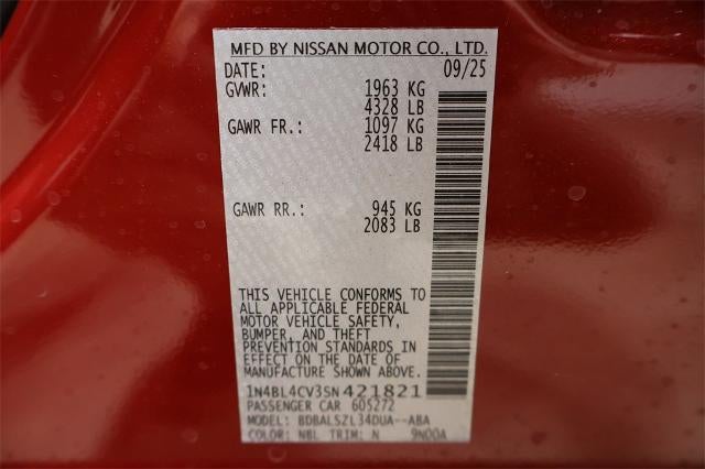 2025 Nissan Altima SR