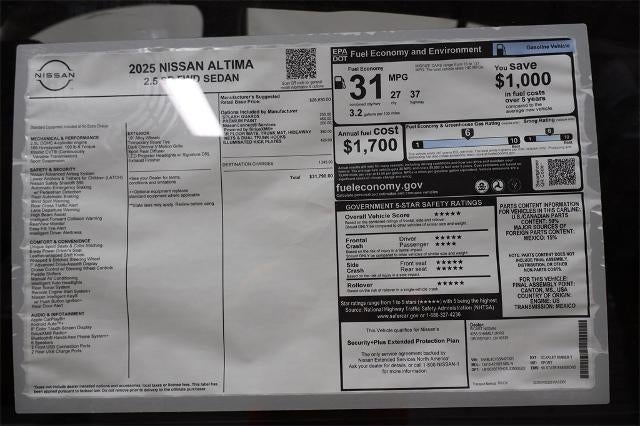 2025 Nissan Altima SR