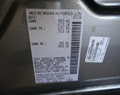 2026 Nissan Altima SV