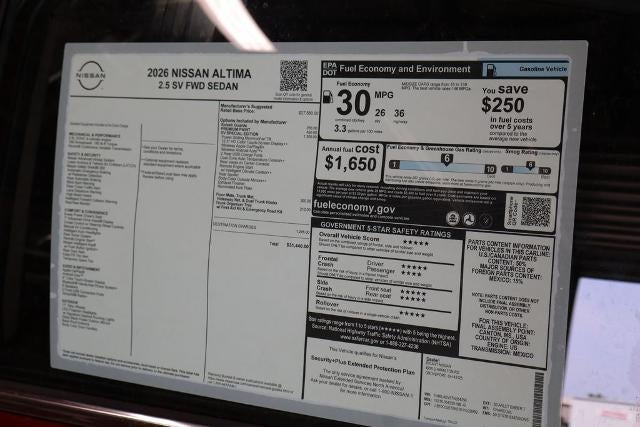 2026 Nissan Altima SV