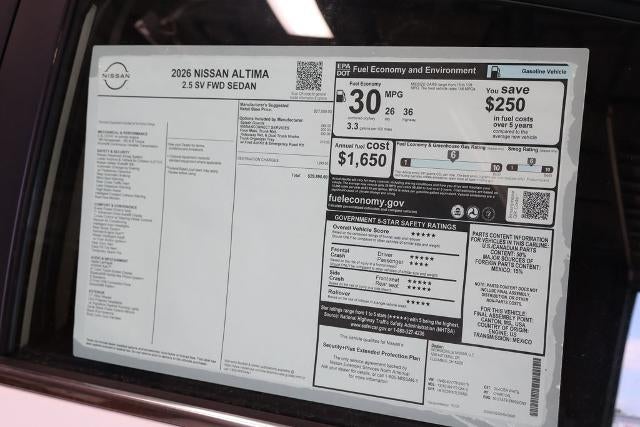 2026 Nissan Altima SV