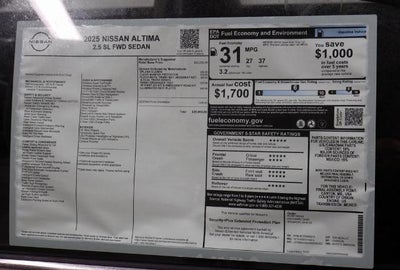 2025 Nissan Altima SL