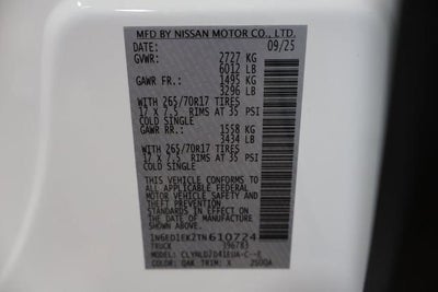 2026 Nissan Frontier PRO-4X