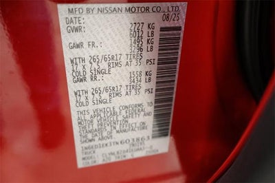 2026 Nissan Frontier SV