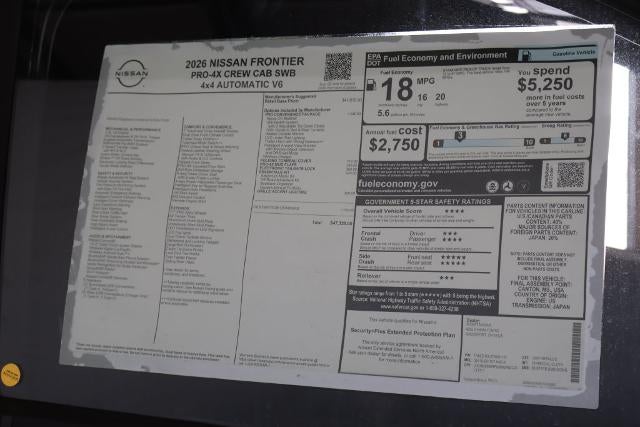 2026 Nissan Frontier PRO-4X
