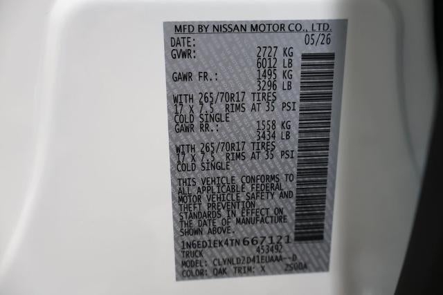 2026 Nissan Frontier PRO-4X