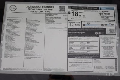 2026 Nissan Frontier PRO-4X