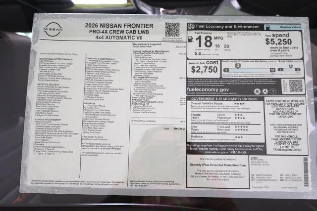 2026 Nissan Frontier PRO-4X