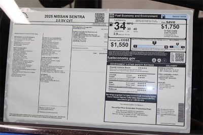 2025 Nissan Sentra SV