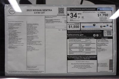 2025 Nissan Sentra SV