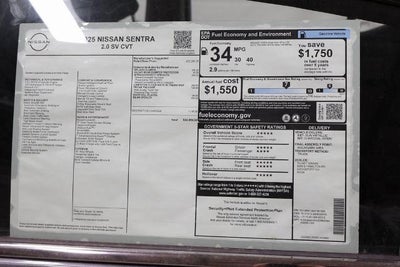 2025 Nissan Sentra SV