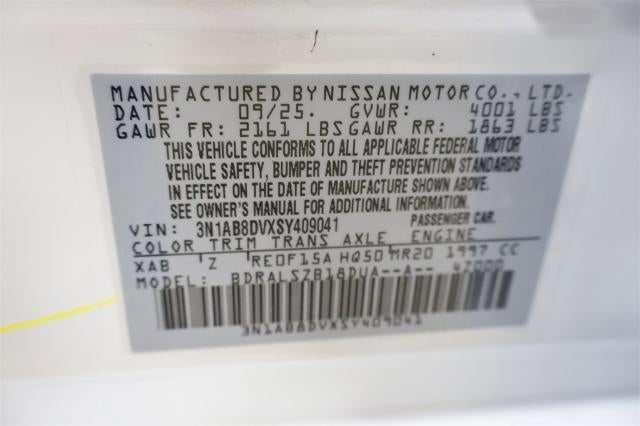 2025 Nissan Sentra SR