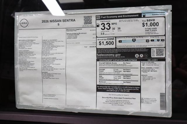 2026 Nissan Sentra S