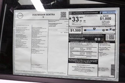 2026 Nissan Sentra S