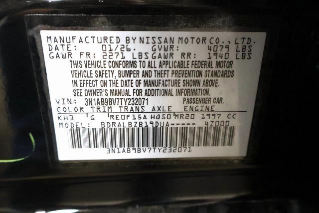 2026 Nissan Sentra S