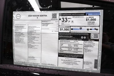 2026 Nissan Sentra S