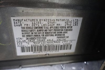 2026 Nissan Sentra SV