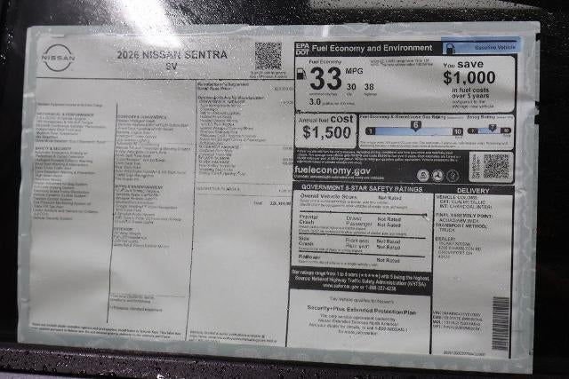2026 Nissan Sentra SV
