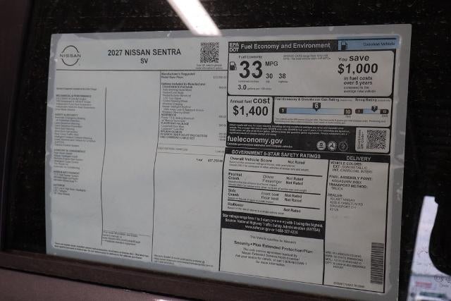 2027 Nissan Sentra SV