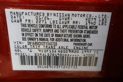 2026 Nissan Sentra SV