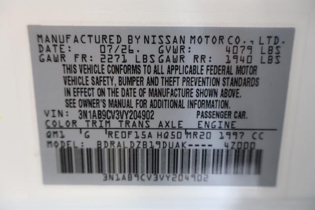 2027 Nissan Sentra SV