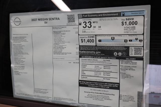 2027 Nissan Sentra SV