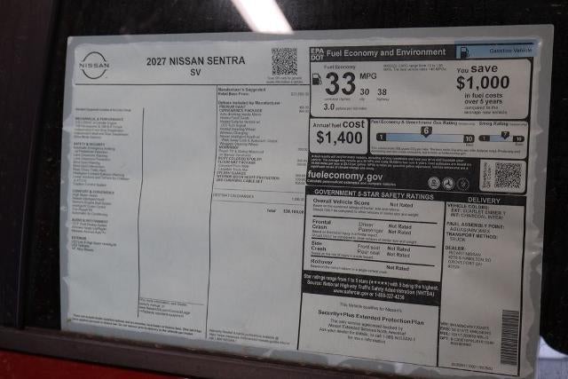 2027 Nissan Sentra SV
