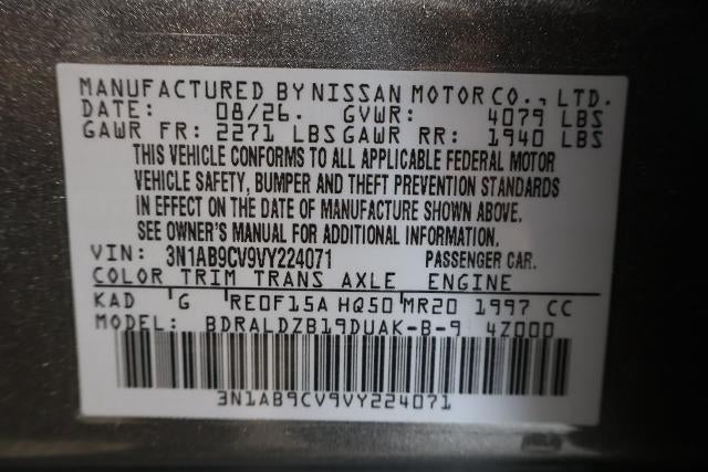 2027 Nissan Sentra SV