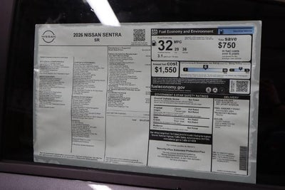 2026 Nissan Sentra SR