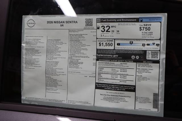 2026 Nissan Sentra SR
