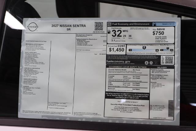 2027 Nissan Sentra SR