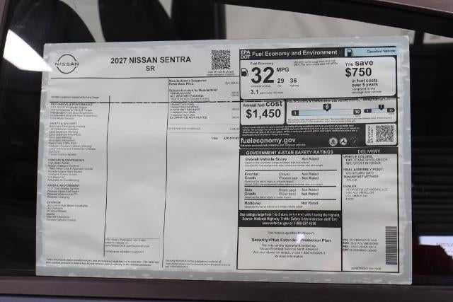 2027 Nissan Sentra SR