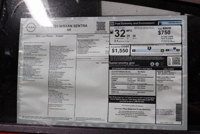 2026 Nissan Sentra SR