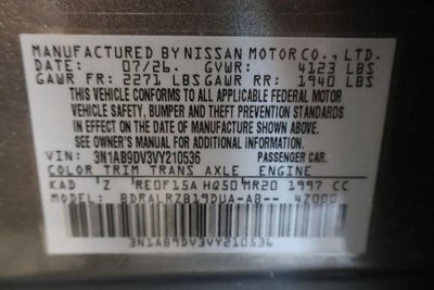 2027 Nissan Sentra SR