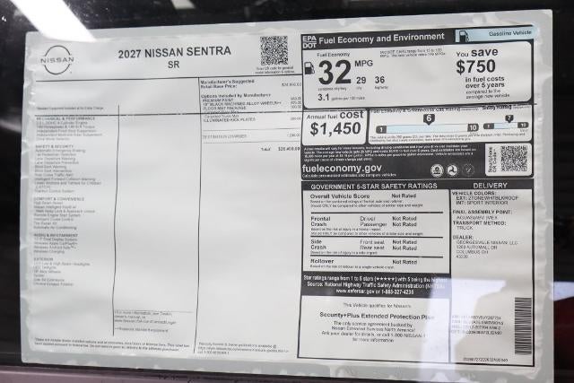 2027 Nissan Sentra SR