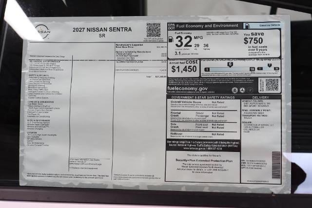2027 Nissan Sentra SR