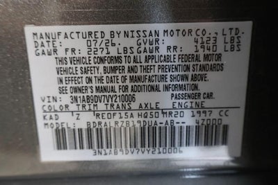 2027 Nissan Sentra SR
