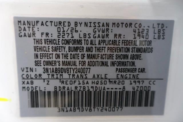 2026 Nissan Sentra SR