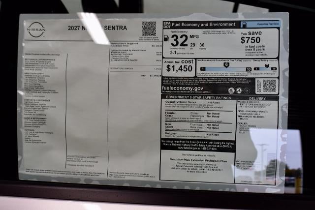 2027 Nissan Sentra SR