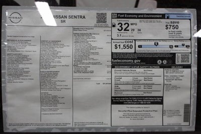 2026 Nissan Sentra SR