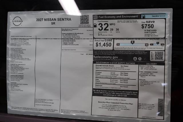 2027 Nissan Sentra SR