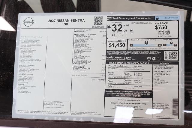 2027 Nissan Sentra SR